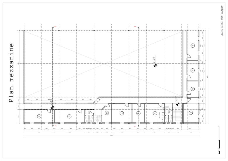 Factory architectural plan