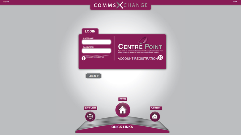 CommsXchange: Ticket system