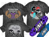 T-shirt and Skate Deck Designs