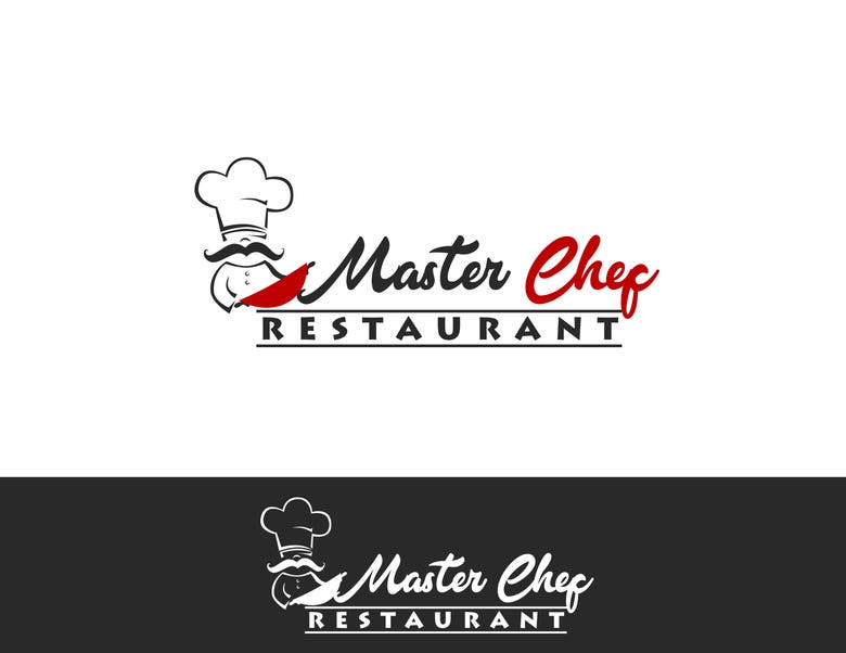Master Chef Concept Logo Design