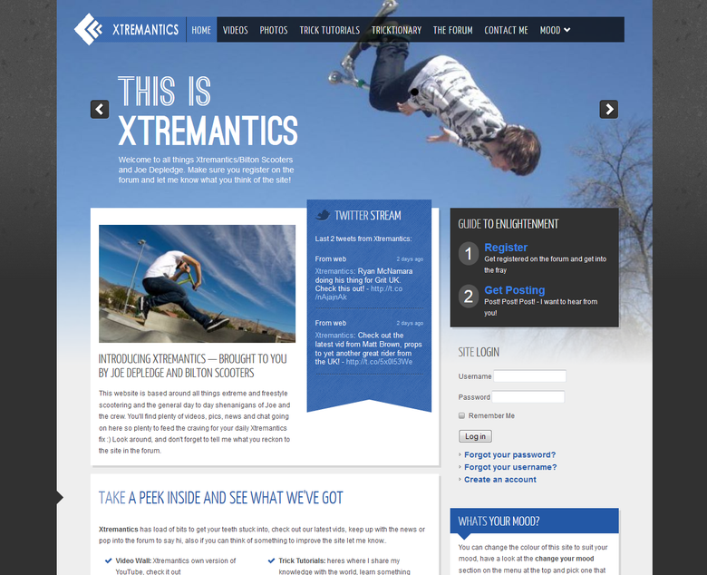 Xtremantics Website