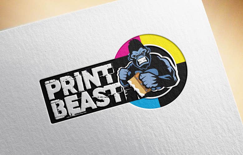 Print Beast Concept Logo Design