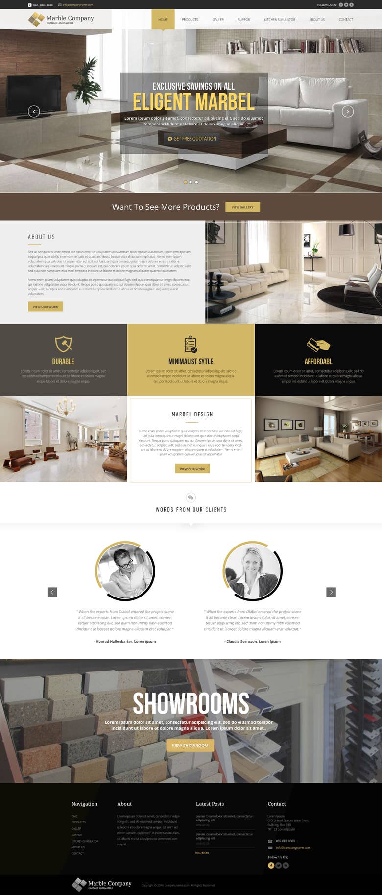 Home Page Design
