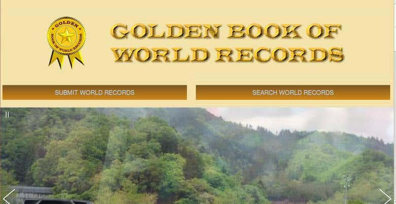 Golden book of world records web based application