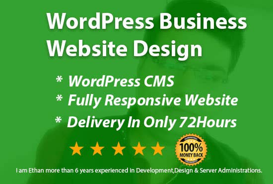 WordPress Business Website Design Services In 72 Hours Only