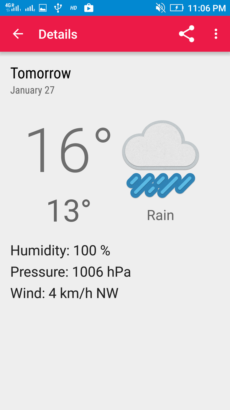 Android Weather App