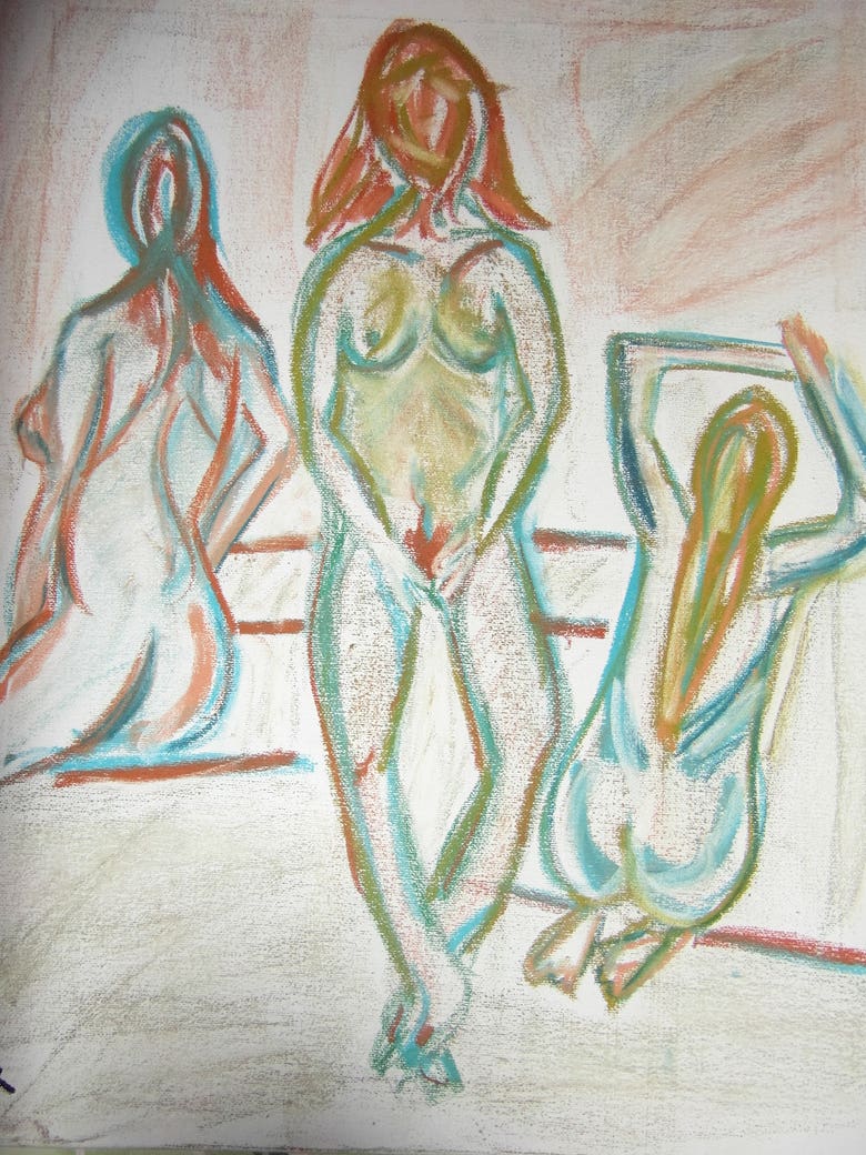 EXAMPLES OF NUDE WORKS.