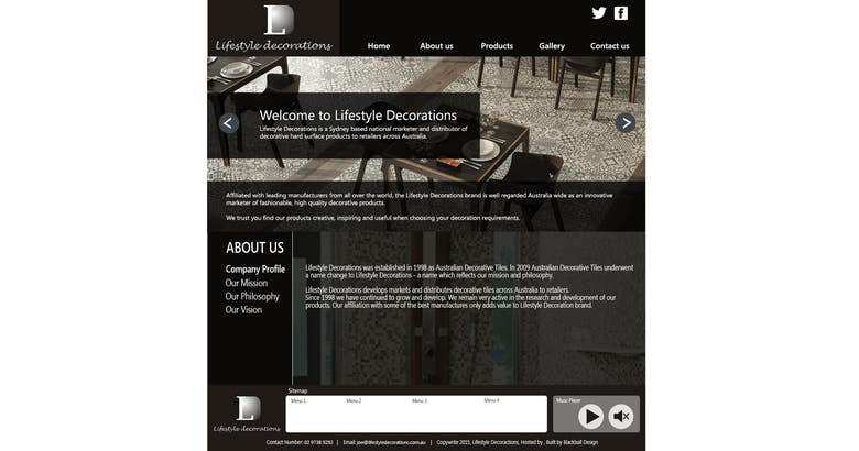 Lifestyle Decorations Web Concepts
