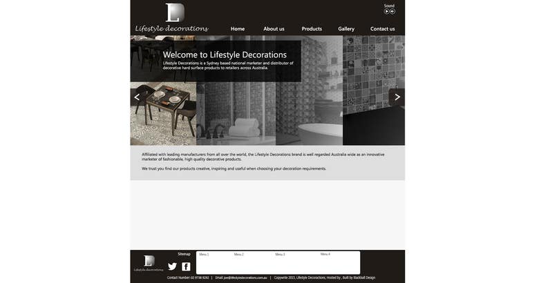 Lifestyle Decorations Web Concepts