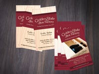 Business Card Design for Golden State Box Factory
