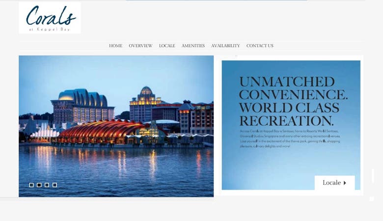 Website Created for Luxury Waterfront Project