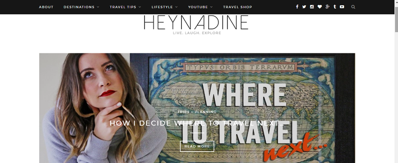 Heynadine - A blog of travel videos and vlogs.