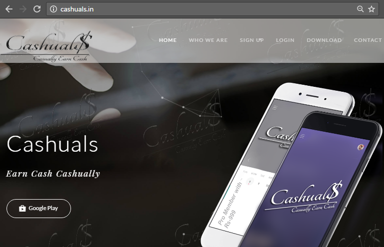 Cashuals || Android App