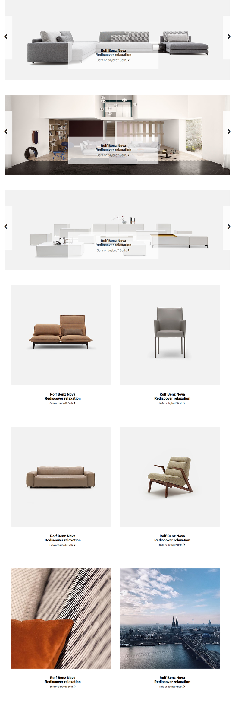Furniture Custom Pages