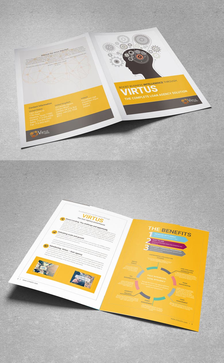 Folded Brochure Design