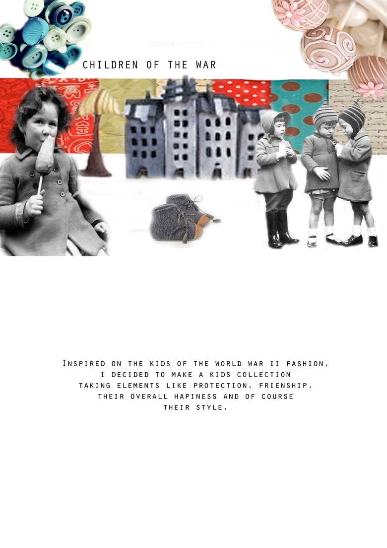 Children of the war- kids collection (fabrics-illustration)