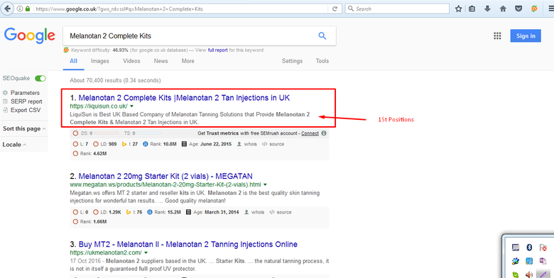 TOP 1st  Google.co.uk