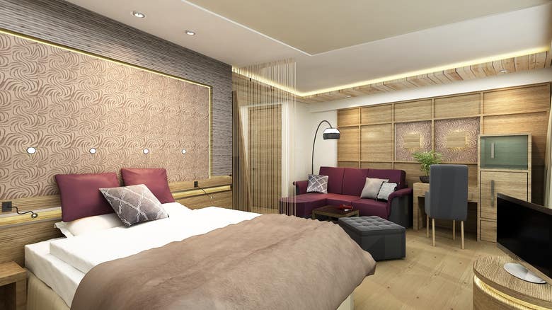 INTERIOR renderings - Hotel Room