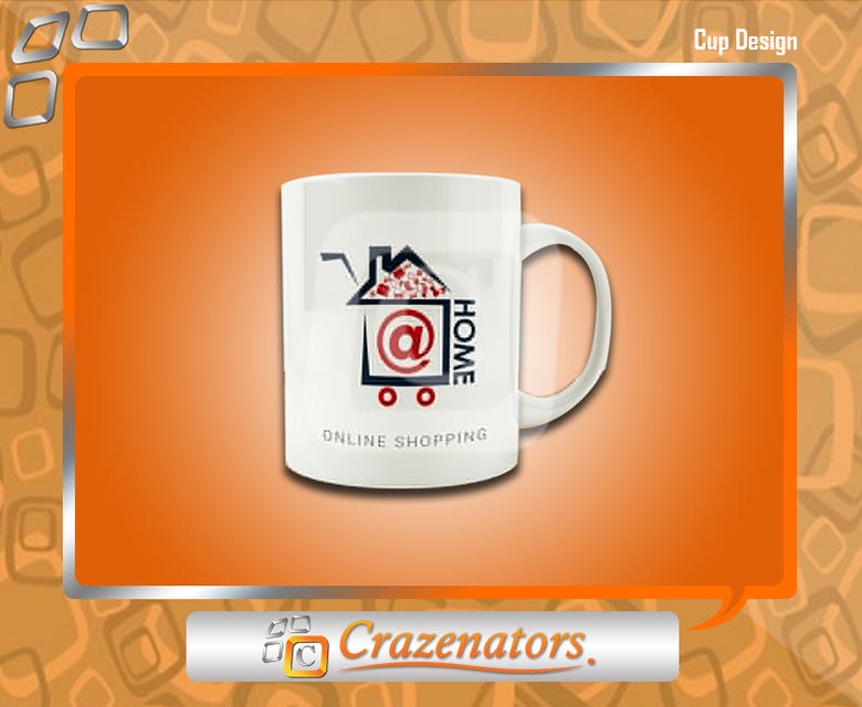 CUP design with logo