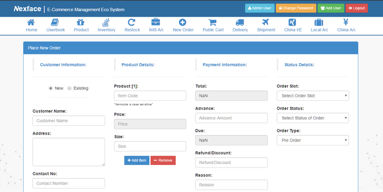 CRM-S for E-commerce business