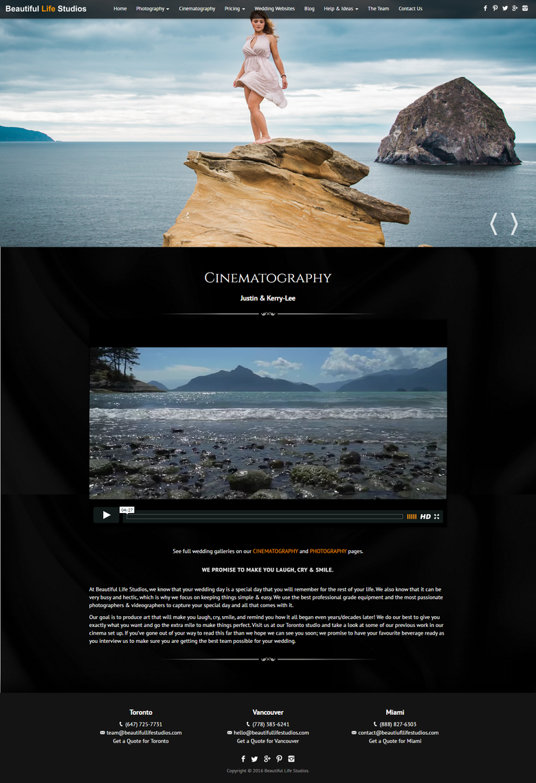 Wordpress Website | Beautiful Life Studios