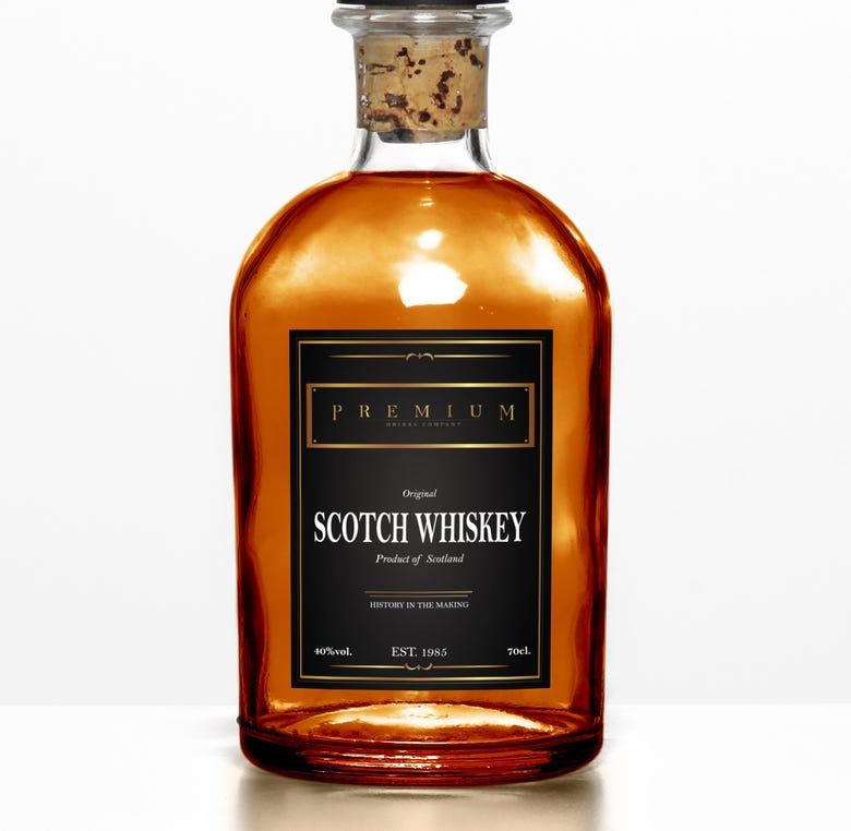 Label Design for Scottish Whiskey