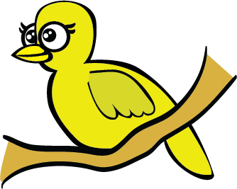 Cartoon Yellow Bird