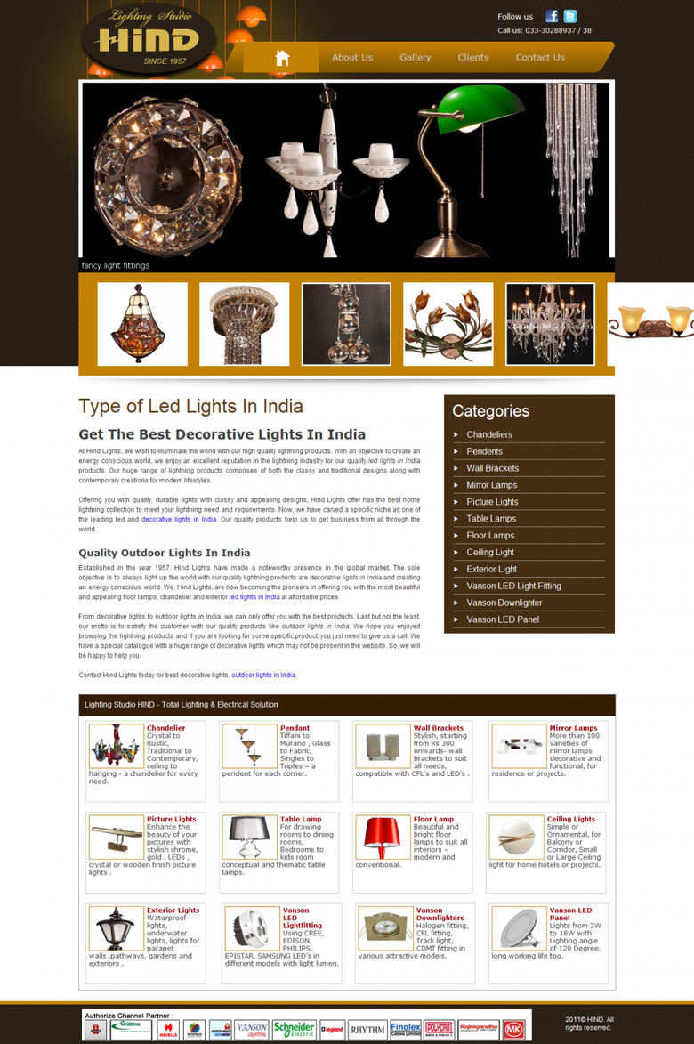 Light Manufacturing Company Website