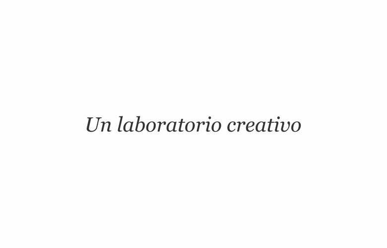 Un laboratorio Creativo