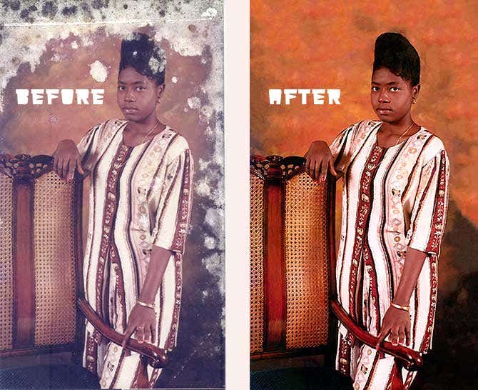 Photo restoration & retouch