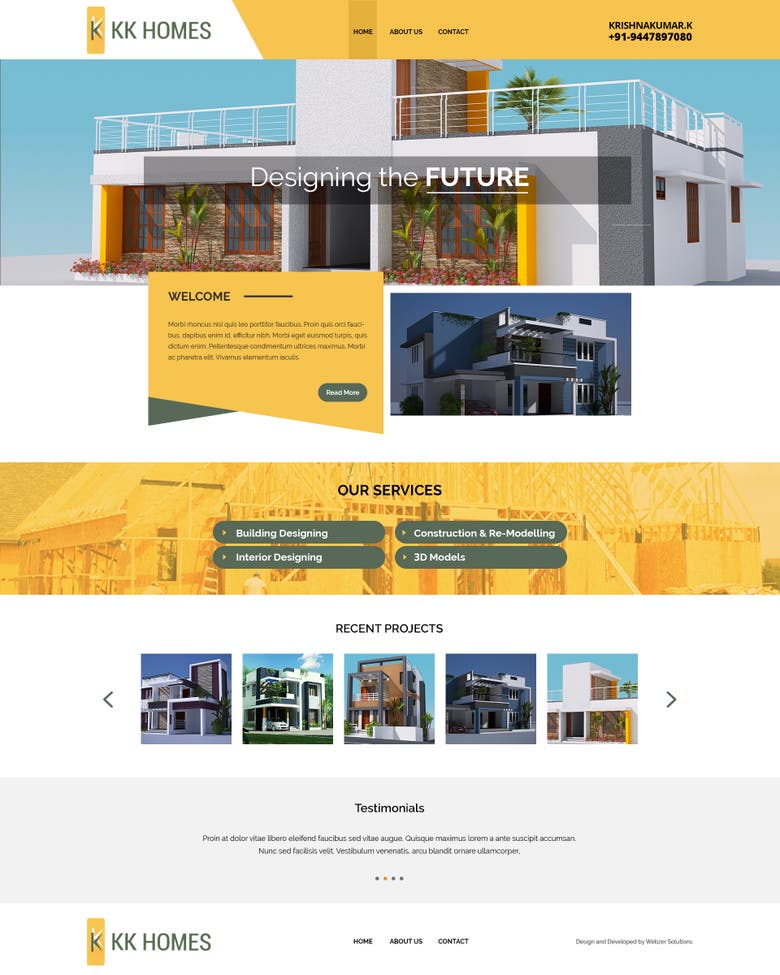 Homepage Design