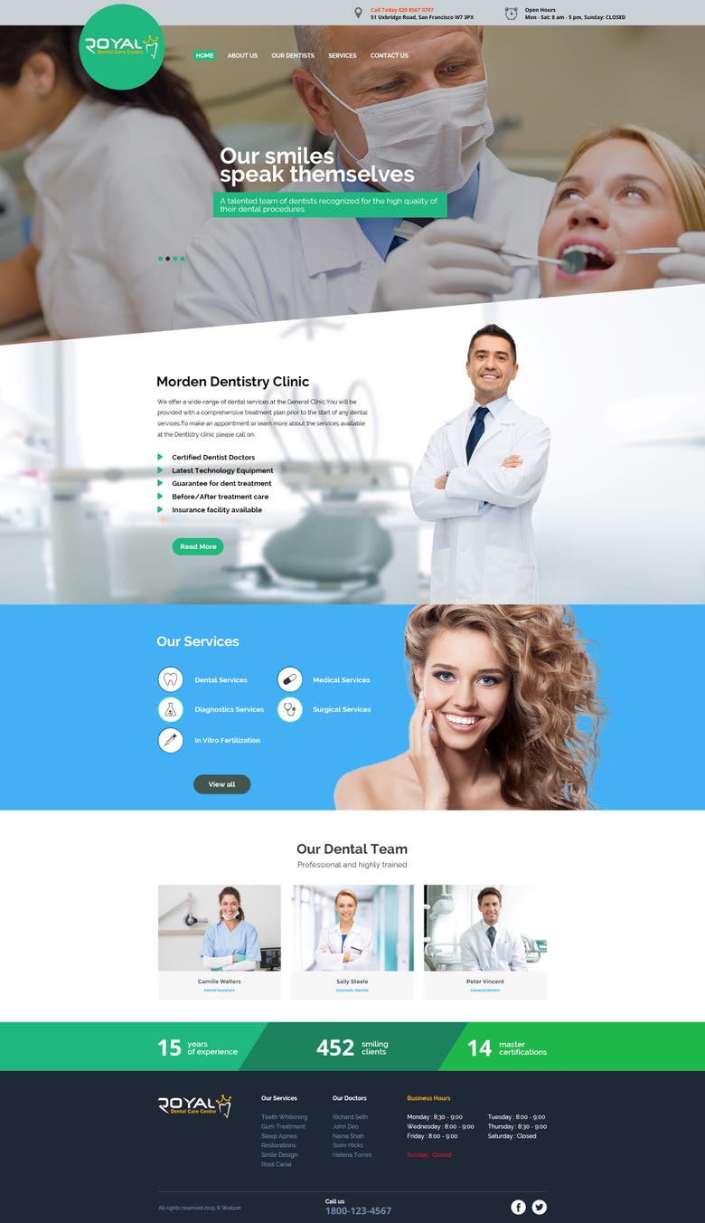 Homepage design