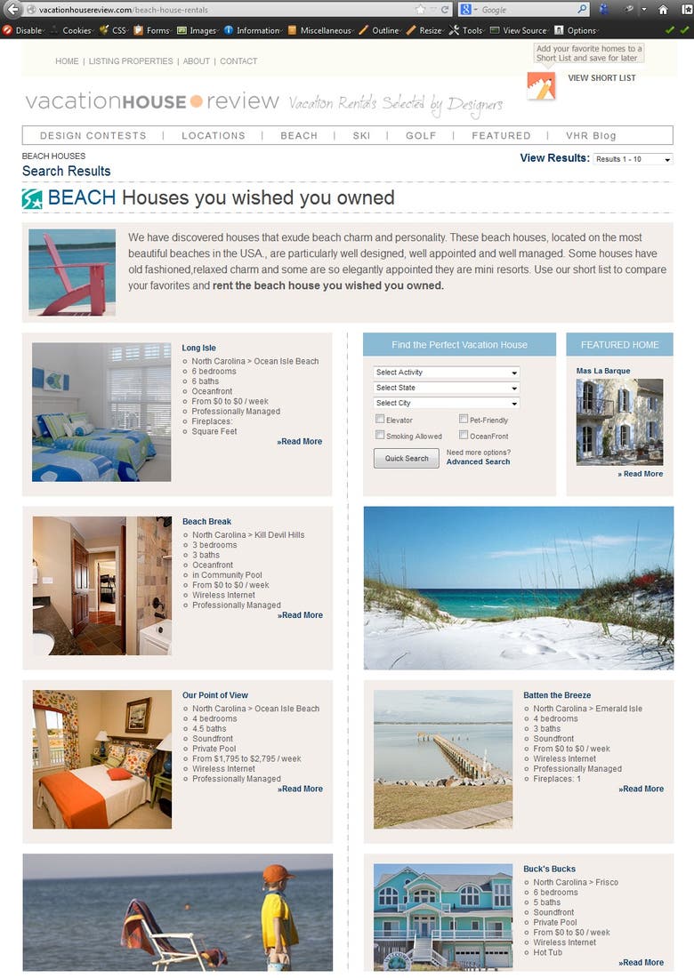 Vacation House Review