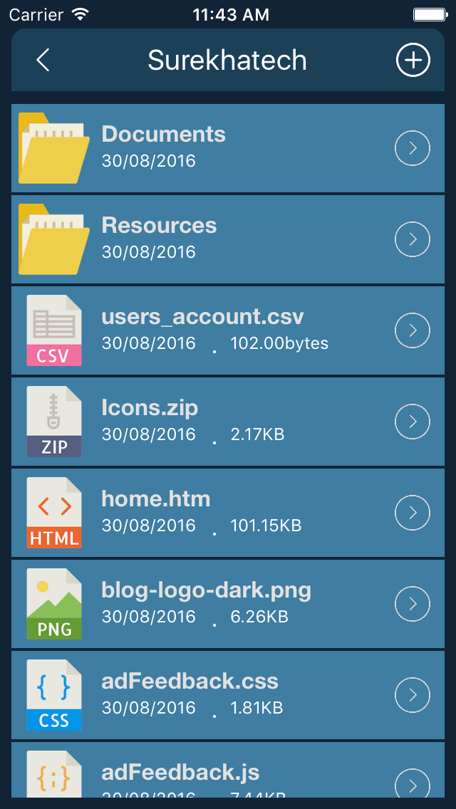 android ios and Liferay Document Manager