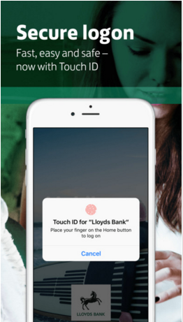 iPhone - Lloyd banking app
