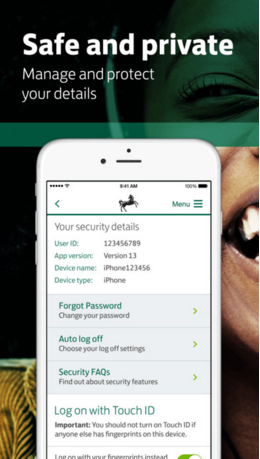 iPhone - Lloyd banking app