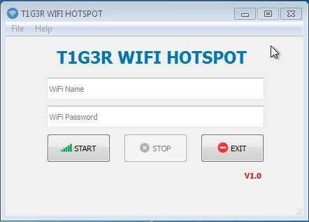 T1G3R WiFi HOTSPOT V1.0 ( Python/PyQt )