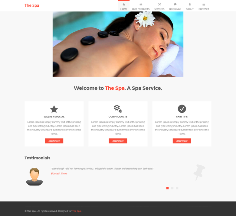 The Spa Website