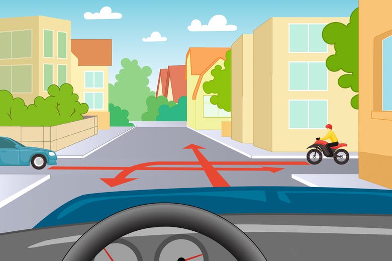 3 styles of vector illustrations for the traffic laws.