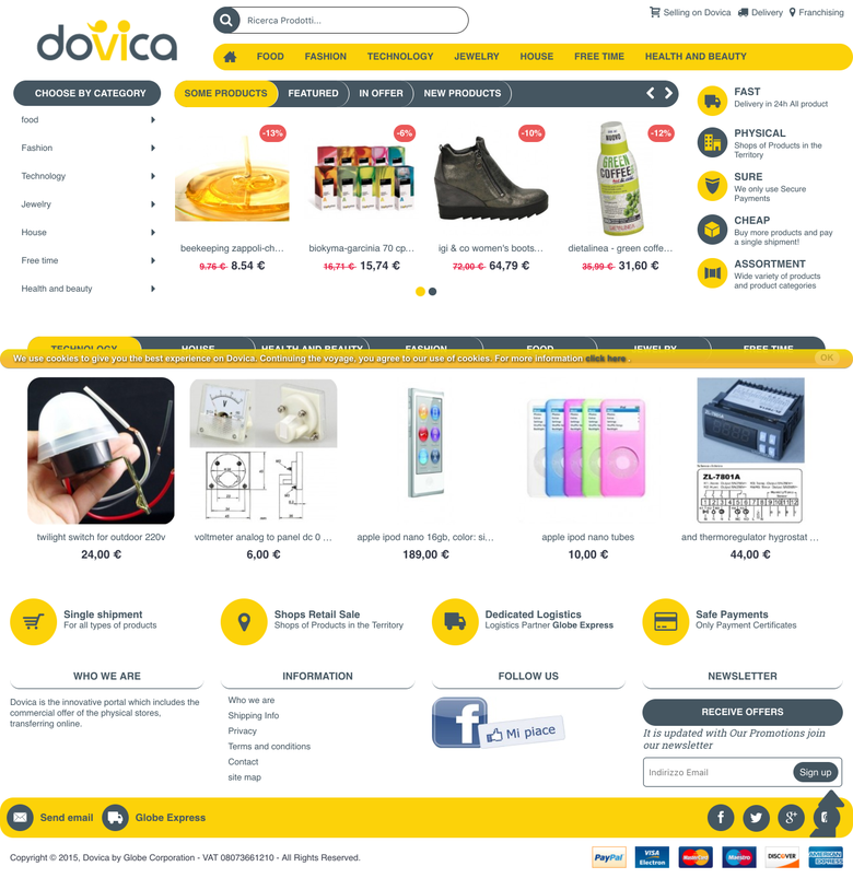 Dovica opencart Project