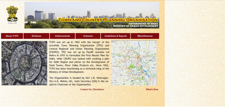 TCPO - Ministry of Urban Development, Government of India