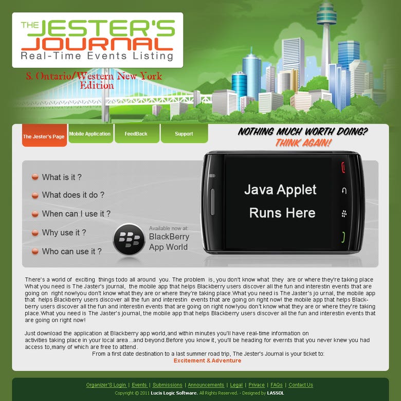 Java Applet Form