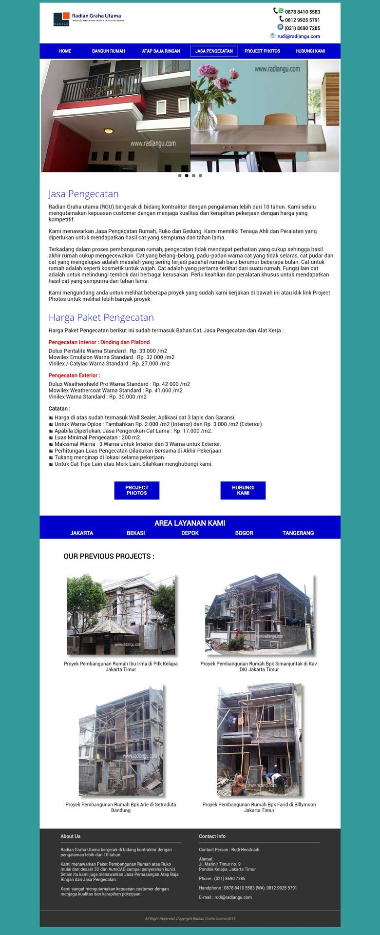 Website For Construction Company