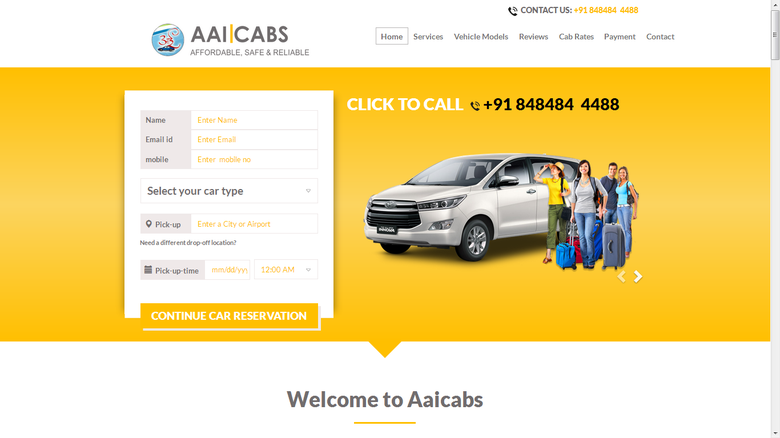 Car Rental Site -http://aaicabs.com/
