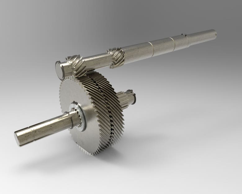 Design A gear box with speed adjusting mechanism
