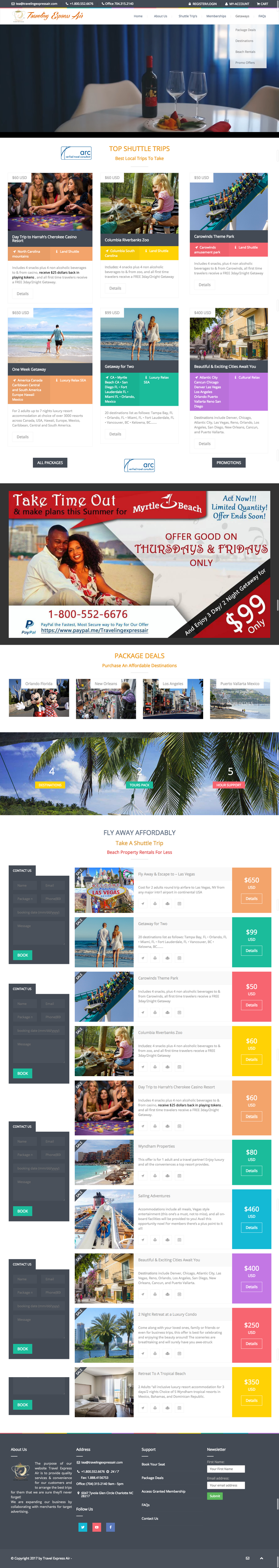 wordpress ecommerce travel agency