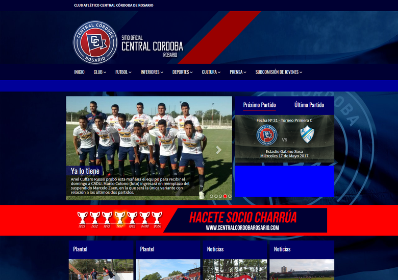 Sitio Oficial Club Atletico Central Cordoba de Rosario