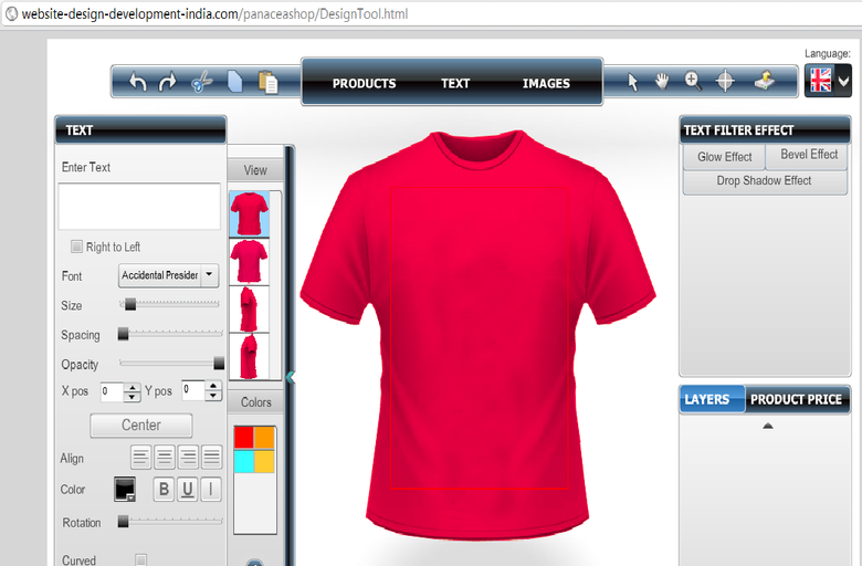 T-shirt Design tool