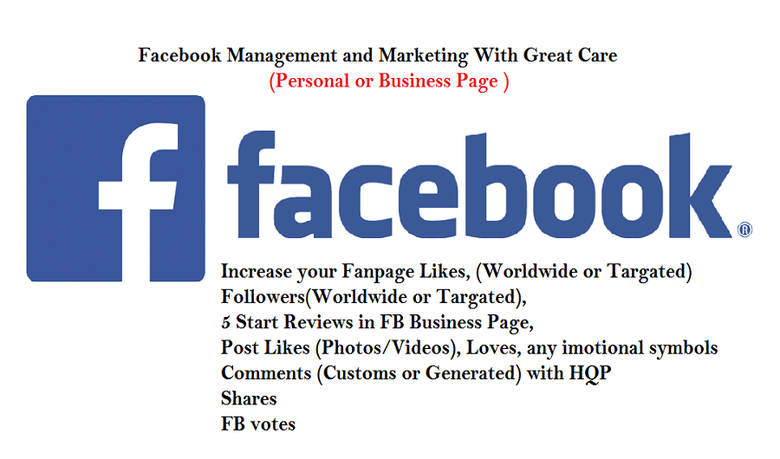 Facebook or FB Businesspage Management or Marketing