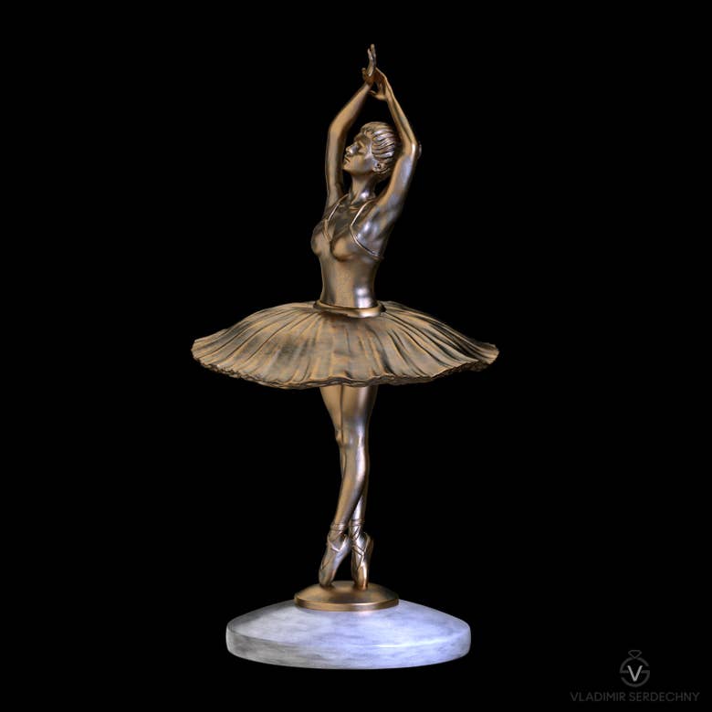 Ballerina statuette